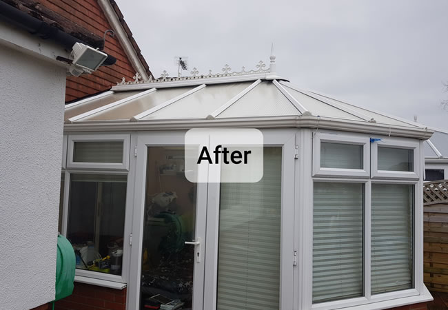 Conservatory & Glass Roof Cleaning